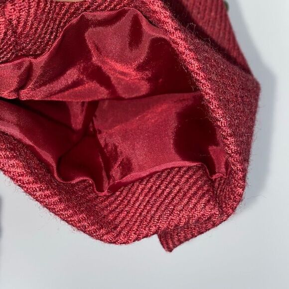 Talbots Sz 4 Wool Notched Collar 3 Button Collegiate Academy Blazer Cranberry - Picture 8 of 15